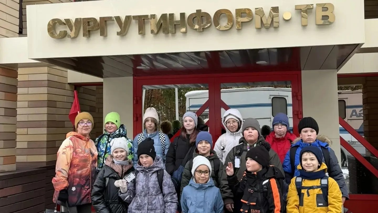 Орлята на экскурсии в «СургутИнформТВ»