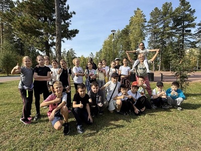 Отличное настроение после кросса