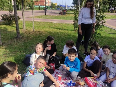 После кросса можно и подкрепиться