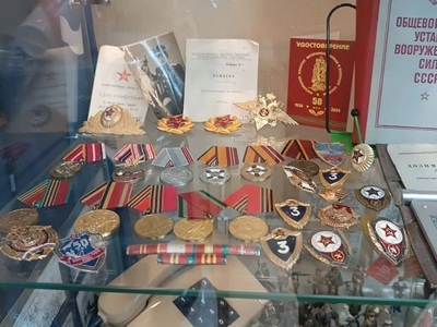 Экспонаты Музея боевой славы