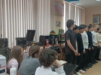 Практическое  занятие в Музее боевой славы