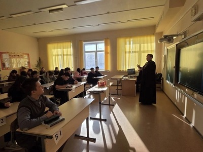 Занятие в рамках проекта «Семья как храм», 9«Г»